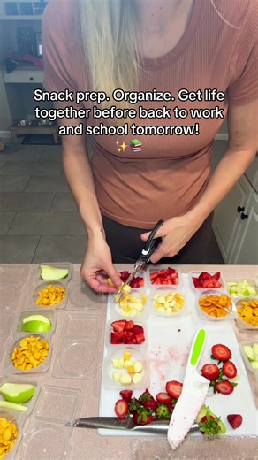 Time to get organized with a little snack prep for the week and these snack organizers make things so easy! #Snacks #SnackBreak #SnackIdeas #Organize #TiktokShopRestock