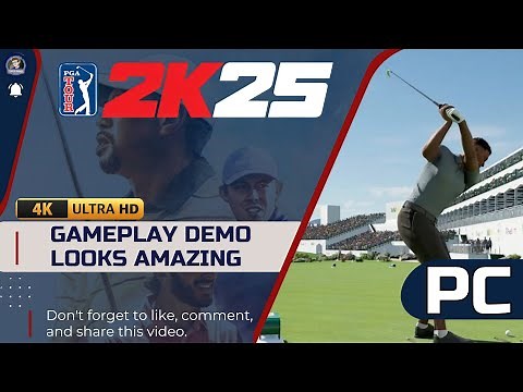 PGA TOUR 2K25 FIrst Look Gameplay - It's BEAUTIFUL