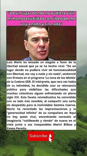 Luis Merlo SE SINCERA sobre su homosexualidad