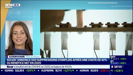 Ilham Kadri (PDG de Solvay): Ces 500 suppressions de postes "sont une simplification de toutes les fonctions supports pour travailler plus efficacement"