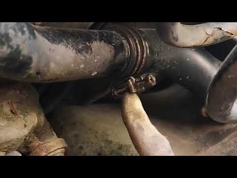 fuel filler neck replacement nissan qashqai j10 2.0 petrol / wymiana wlewu paliwa nissan qashqai