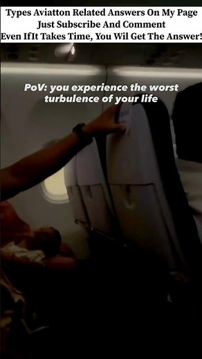 TERRIFYING Airplane Turbulence POV! 😱✈️ #aviation #shorts