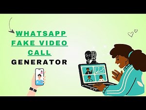 Create Your OWN Fake WhatsApp Video Calls NOW with FAKE generator