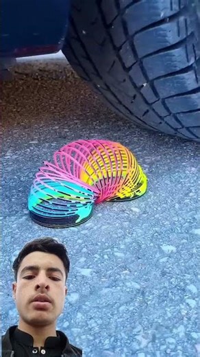 # Ballon crushing the car nice # crushing tomato 🍅# crushing chaps # viral short vidio