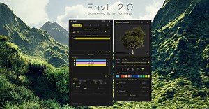 ArtStation - EnvIt 2.0 - Scattering Script for Maya - Early Access
