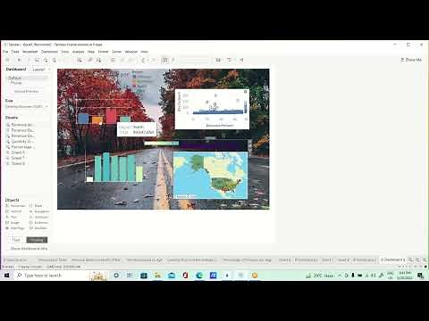 How to add Background image on tableau dashboard