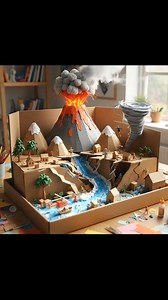 Disaster project ideas for beginners Follow Nikunj Creates for more crafts ideas for beginners #fblifestyle #schoolproject #project #scienceproject #crafts | Nikunj Creates