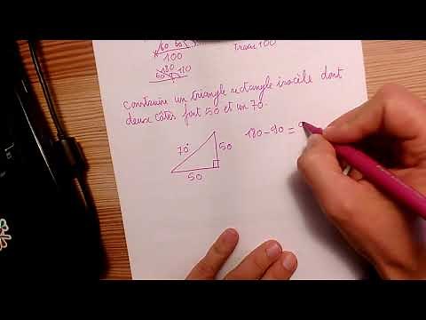 Scratch construire un triangle rectangle isocéle