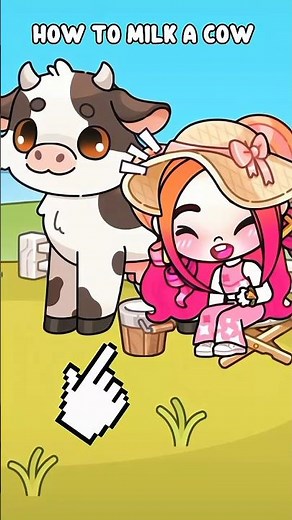 HOW TO MILK A COW 🐮 IN AVATAR WORLD #avatarworld