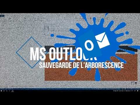 Outlook 2016 | Comment Créer une sauvegarde uniquement des dossiers