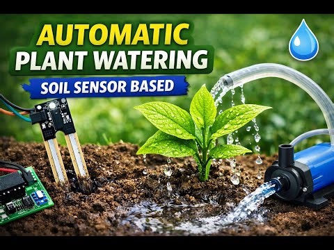Automatic Plant Watering System Using Soil Moisture Sensor | Smart Irrigation Project