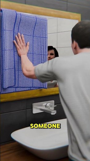 The angle trick mirrors use to fool your eyes #science #shorts #physics