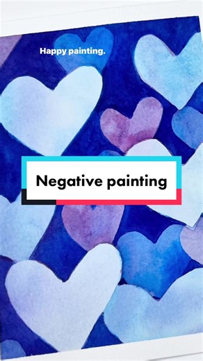 Negative Painting Techniques for Valentine's Day
