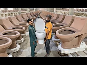 How Toilets Are Made in a Real Factory | Full Commode Manufacturing Process