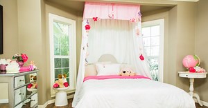 DIY Crib Skirt for Canopy Bed