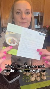 VALENTINE DINNER AT HOME: Best steak ever! My filet mignon steak came out at the perfect doneness and the mushroom sauce is the chef’s kiss. Watch how easy this is. 😘 🧑‍🍳 #letsgetcooking #productpc #filetmignon #mushrooms #valentinedinner | Cooking up a Storm with Megan Salois