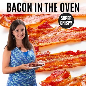 354K views · 5.6K reactions | RECIPE: https://www.wholesomeyum.com/how-to-cook-bacon-in-the-oven/ This is THE BEST and EASIEST way to cook bacon in the oven. It turns out crispy every time! 肋 | Wholesome Yum - Easy Healthy Recipes | Facebook