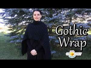 Gothic Winter Wrap Crochet Pattern & Tutorial