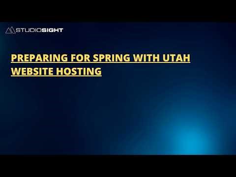 Preparing for Spring with Utah Website Hosting