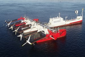 Hydrolienne flottante : les courants marins les plus puissants du monde "domptés" pour produire de l'énergie