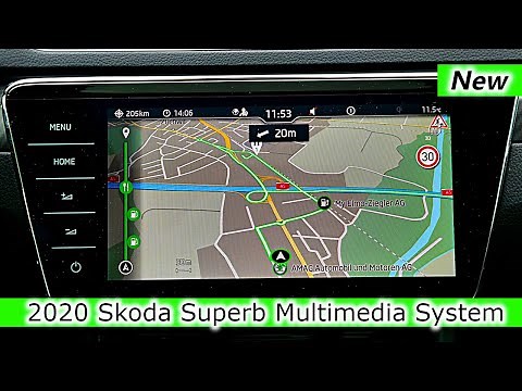Skoda Superb 2020 New Multimedia Infotainment System & Digital Cockpit