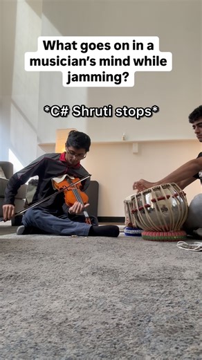 Aarav Grover Music on Instagram: "Wait to see what breaks at the end! 🎻🥁🎶 @kesha_srivatsan presents brOcEvArevarurA - Raga Khamas, accompanied by me DM for birthdays, weddings, parties, and more! #music, #jamsession , #tabla, #violin, #drumming, #dhol, #indianclassical, #indianclassicalmusic, #carnatic, #hindustani , #bollywood, #beats, #fusion, #percussion, #livemusic, #indian, #desi, #bhangra, #punjabi, #usc shoutout @sehajpreetunofficial for the video idea"
