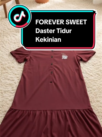 FOREVER SWEET Daster Tidur Kekinian Home Dress V Bumil Kancing Watermelon Suika Busui Cantik Nyaman Wanita Rayon Satin #dress #fyp #tiktok #gajiansale #promoguncang0202