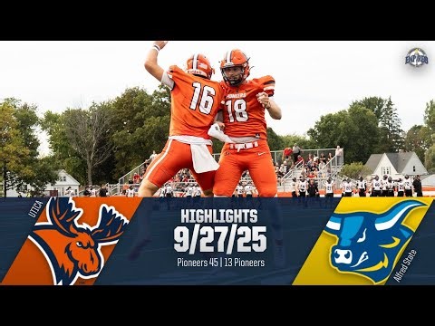 Utica vs Alfred State | Homecoming 2025 | Football Highlights - 9/27/25