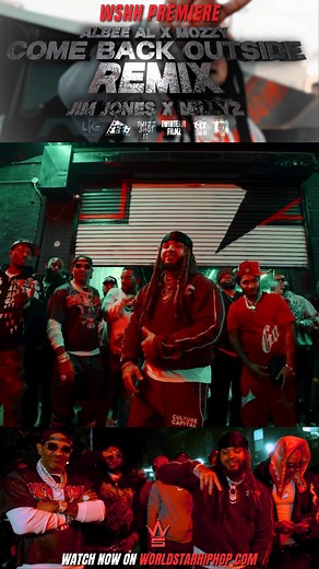 Not everybody outside… some still peekin’ through the blinds... Albee Al, Mozzy, Jim Jones & Millyz just came back outside and set the tone for real rap 💯 Who y'all think had the hardest verse? 👀 🎥 Watch the official WSHH Exclusive for 'Come Back Outside Pt. 2' now 👇🏽 | Worldstar Hip Hop