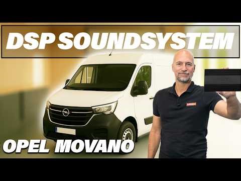 Mega Sound im Opel Movano C mit 10-Zoll-Radio | Subwoofer, DSP Endstufe, Lautsprecher