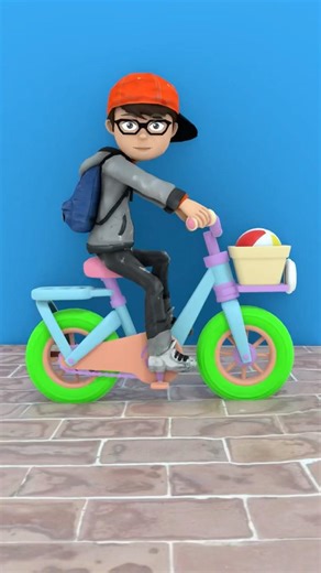 Nick Cycled Through an Obstacle Course Scary Teacher #scaryteacher3d #nick #funny #animation #shorts