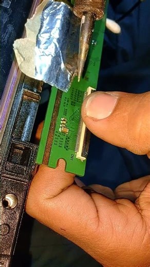 pt panel repair 43 inch screen lines fix #smartphone #electronicsrepair #backlightrepair #tv #back