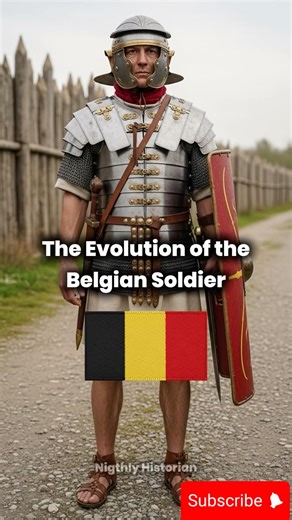 The Evolution of the Belgian Soldier🇧🇪