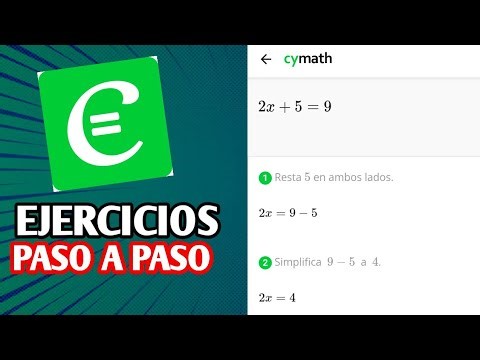 Cymath, the best app to SOLVE math problems EASILY AND QUICKLY