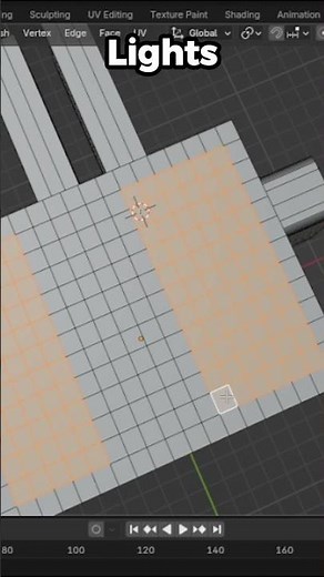 Making An Empty Dark Tiled Poolroom In Blender (Timelapse) #shorts #blender #poolrooms