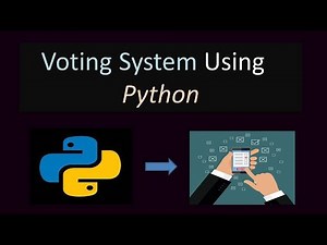Voting System in Python|Python Basic Mini-Project|Python Tutorial For Beginners in Hindi