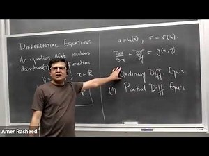 MATH120 - S1: Lecture - 22 - Intro to Differential Equations