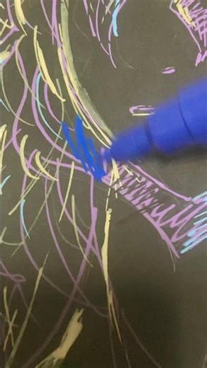 Using posco markers to draw #art