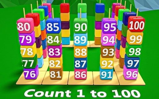 Number Song 1-100 | 从1 数到100 | 儿童英语