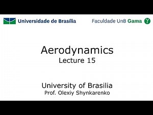 Aerodynamics: Lecture 15: Incompressible Flow over Finite Wings