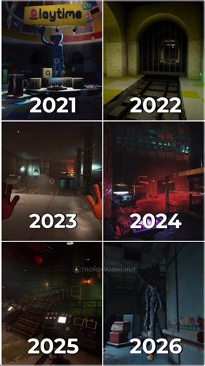 Evolution Of Playtime Co Factory Ch 1 to 5 #shorts #poppyplaytime #gaming