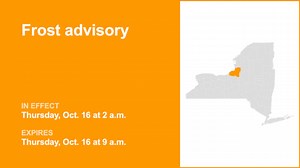 NY weather update: Frost advisory affecting Oswego County Thursday