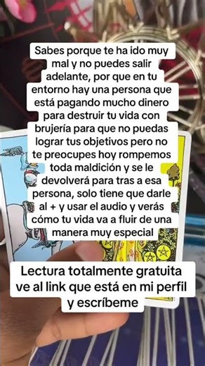 Para Consulta y trabajos gratis ve al link que está en mi perfil#tarotreading #tarotuniversal #amor
