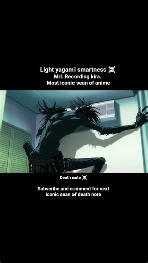 Light yagami(kira)mr.l hidden camera in room.. iconic sean of anime.#kira #deathnote#shorts#ytshorts