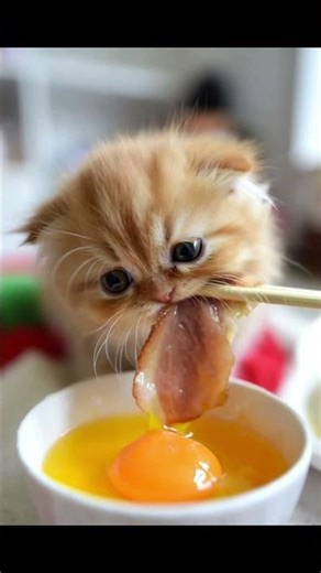 Cat Eating Food ASMR | Relaxing Eating Sounds for Sleep & Stress Relief