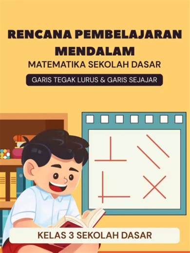 Modul Ajar Matematika Kelas 3: Garis Tegak Lurus & Sejajar