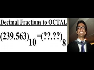 Decimal Fractions to Octal