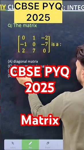 Q) The matrix [(0 1 −2 −1 0 −7 2 7 0)] is(A) diagonal matrix(C) skew symmetric matrix(B) symm