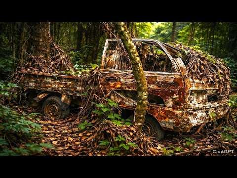 Restoring a Completely Destroyed Abandoned Suzuki Truck Into a Brand-New Beast