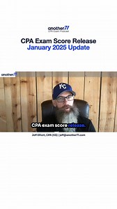 CPA Exam Score Release January 2025 Update | another71